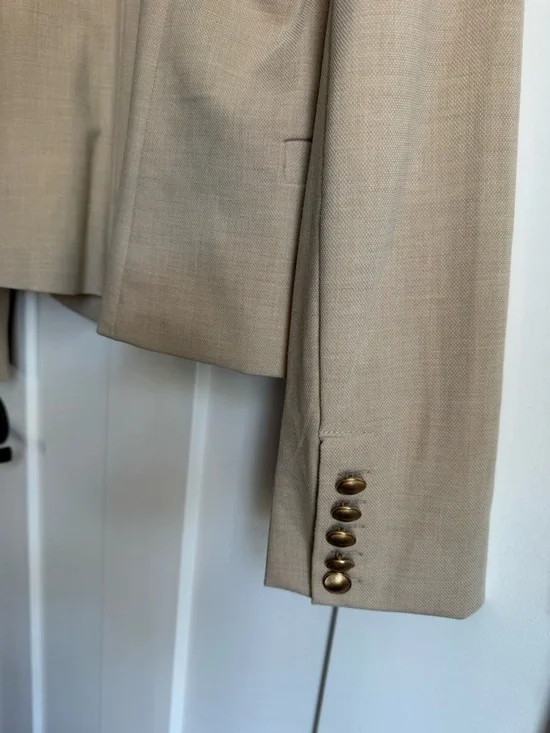 House of Harlow 1960 Double Breast Gold Button Blazer Size Small - Picture 6 of 9